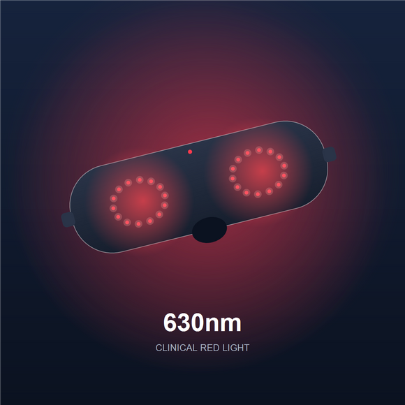 OLLO Lumen red light eye mask