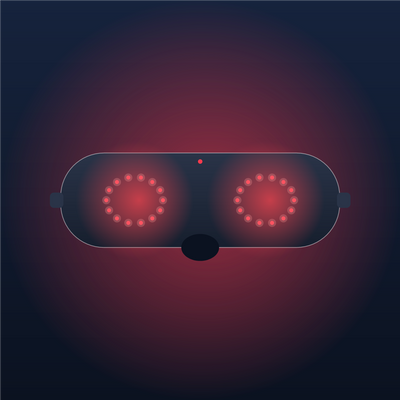 OLLO Lumen Red Light Eye Mask
